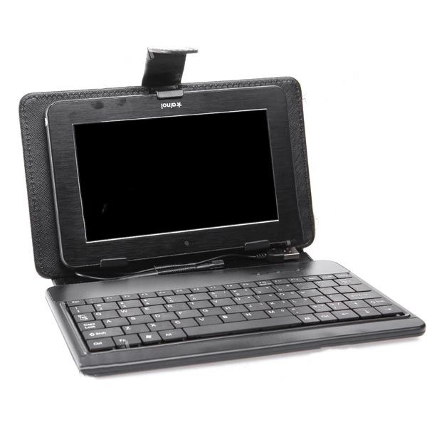 Capa com Teclado para Tablet 7 polegadas