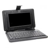 Capa com Teclado para Tablet 7 polegadas